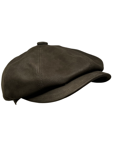Casquette cuir Agneau Siena - Aurega