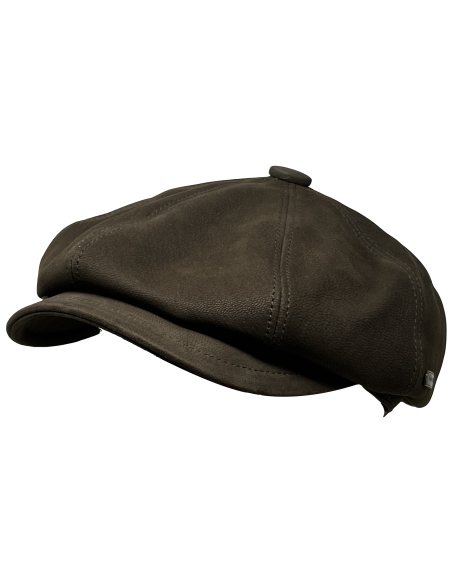 Casquette cuir Agneau Siena - Aurega