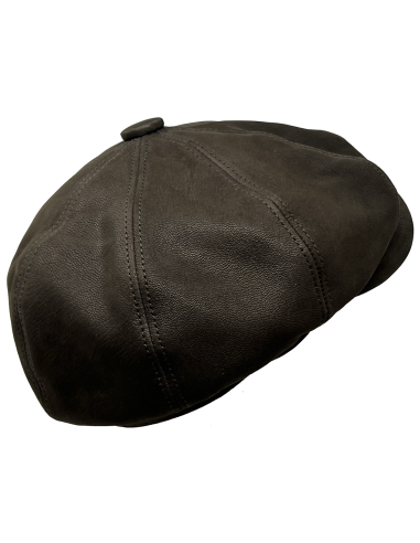 Casquette cuir Agneau Siena - Aurega