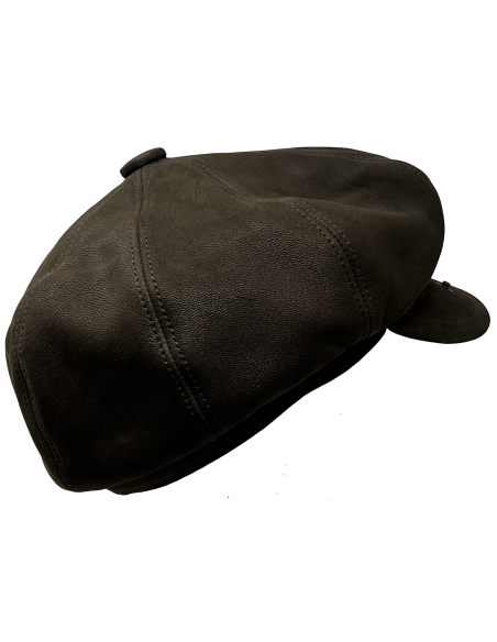 Casquette cuir Agneau Siena - Aurega