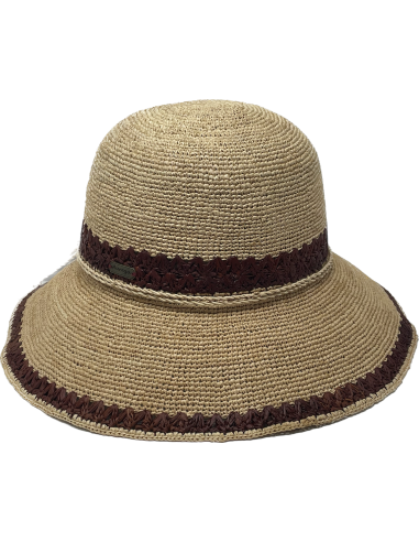 Cloche Raphia Crochet Naturel - Aurega