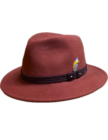 Fedora HUGO Feutre Laine - AUREGA