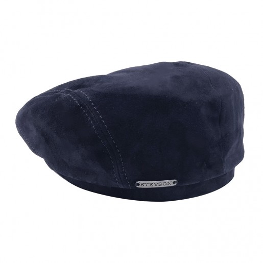 casquette bleu marine cuir