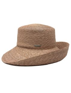 Chapeau en Paille Fine Naturel Femme - Seeberger
