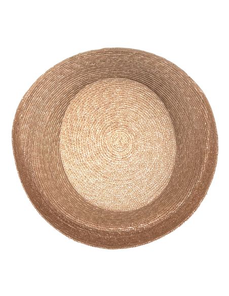 Chapeau en Paille Fine Naturel Femme - Seeberger