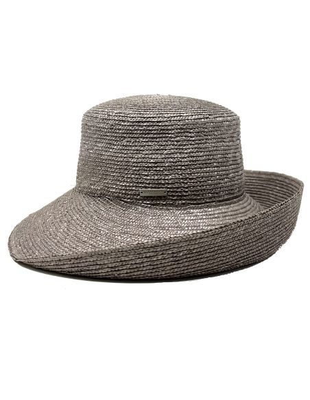 Chapeau en Paille Fine Naturel Femme - Seeberger