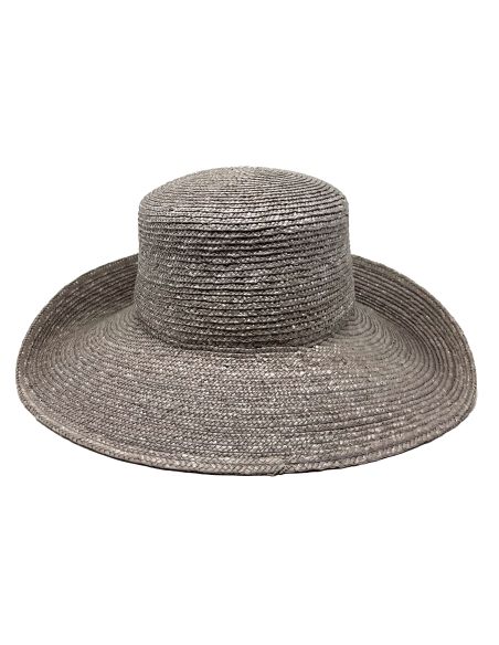 Chapeau en Paille Fine Naturel Femme - Seeberger