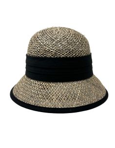 Chapeau Cloche Paille Seagrass Ajouré - Seeberger