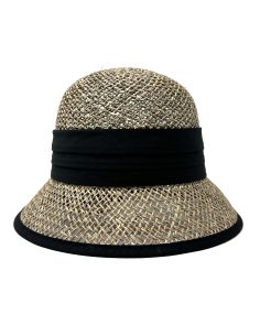 Chapeau Cloche Paille Seagrass Ajouré - Seeberger 2