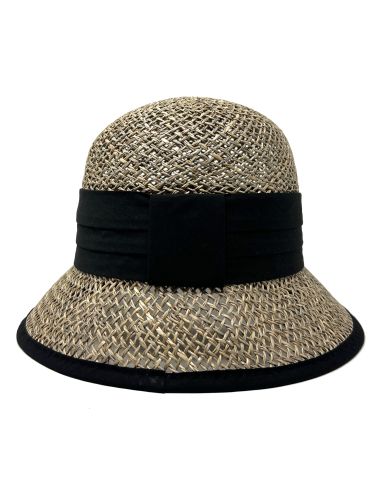 Chapeau Cloche Paille Seagrass Ajouré - Seeberger