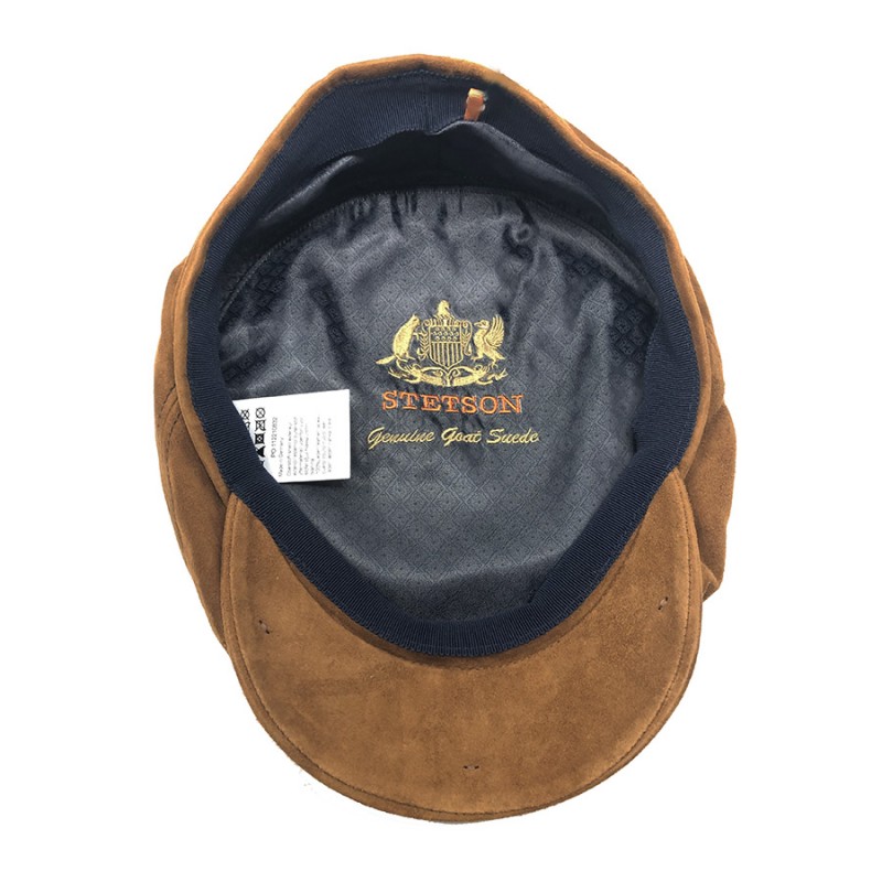 casquette stetson Kent cuir suede