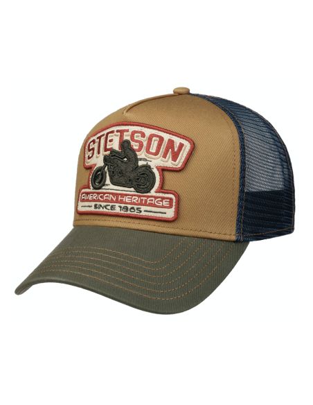 S605 CASQUETTE STETSON TRUCKER MOTOCYCLE 7761163