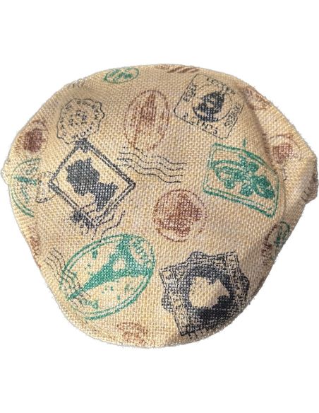 CASQUETTE JUTE MOTIF