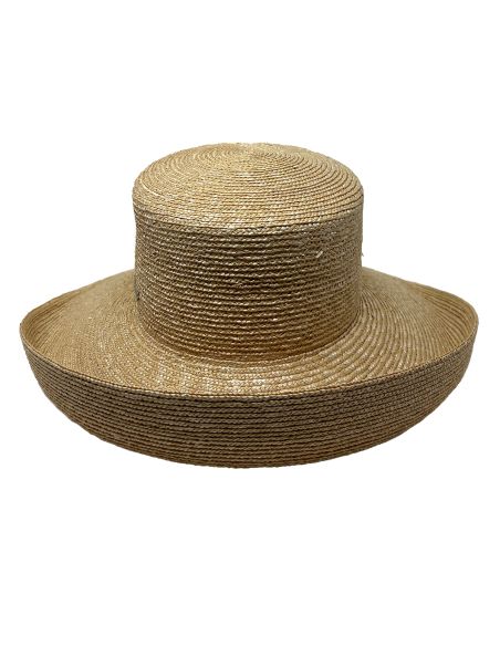 Chapeau en Paille Fine Naturel Femme - Seeberger