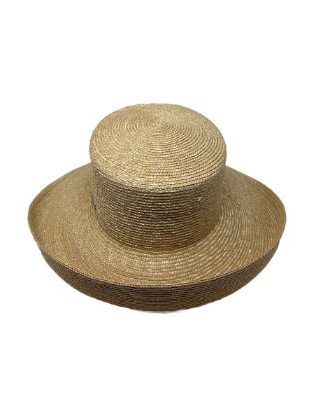 Chapeau en Paille Fine Naturel Femme - Seeberger