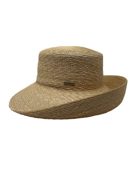 Chapeau en Paille Fine Naturel Femme - Seeberger