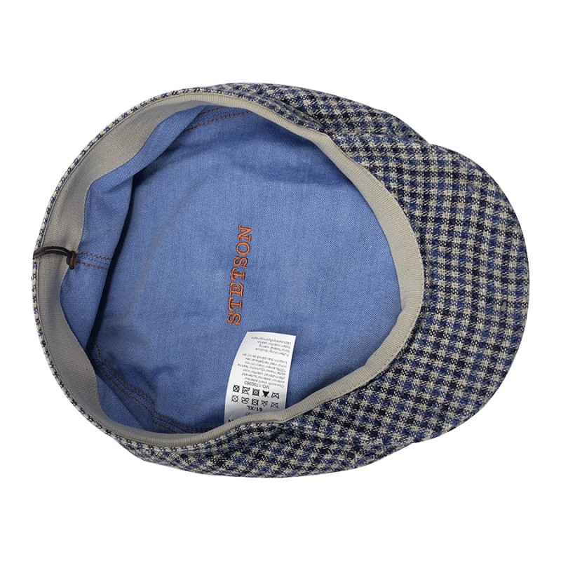 Brooklin stetson lin à carreau bleu