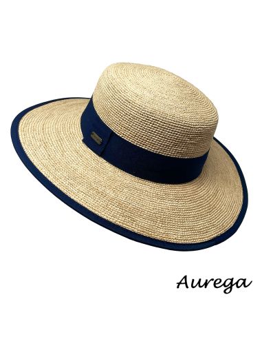 Chapeau bruna Raphia Crochet Fino- Aurega