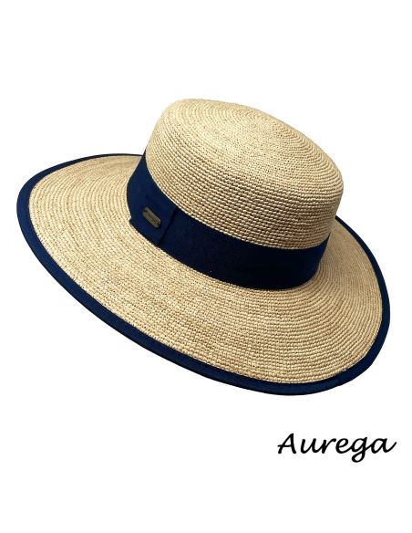 Chapeau bruna Raphia Crochet Fino- Aurega