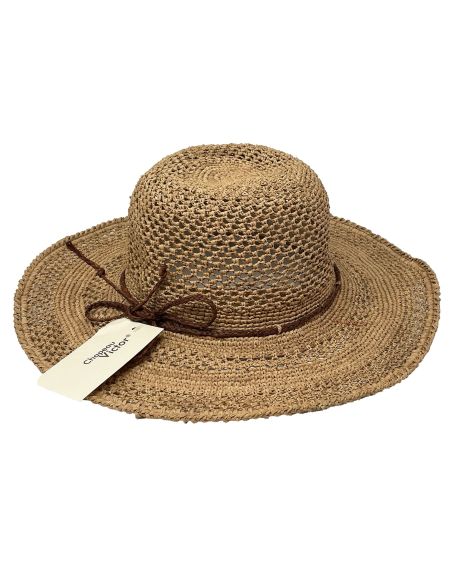 Capeline LISA Raphia Crochet 