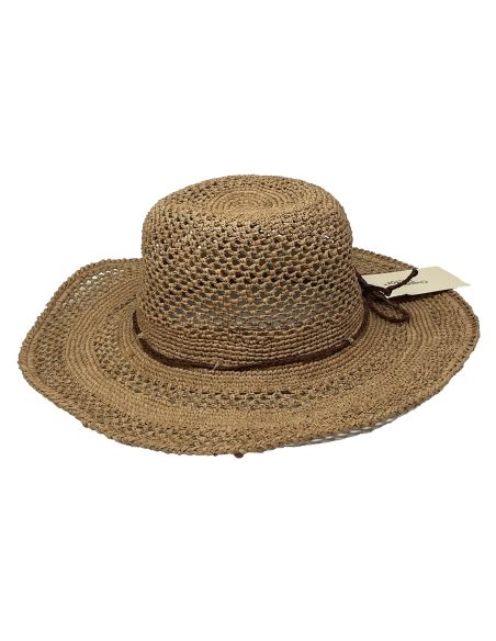 Capeline LISA Raphia Crochet 