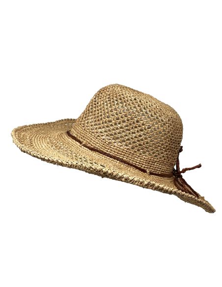 Capeline LISA Raphia Crochet 