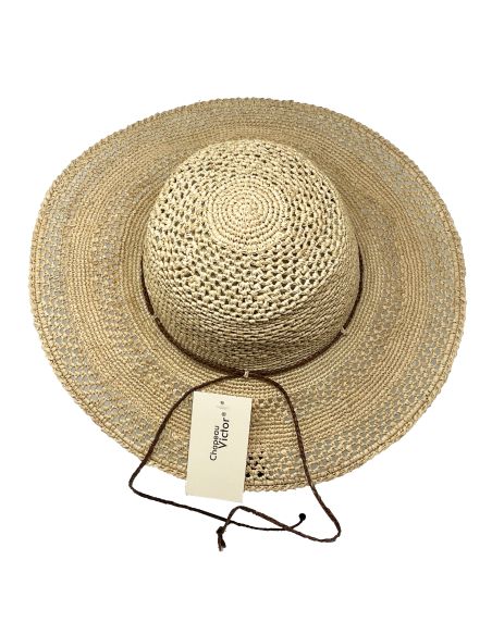 Capeline LISA Raphia Crochet 