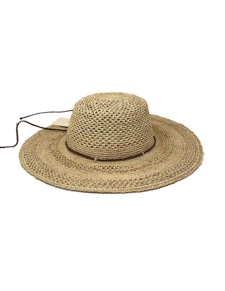 Capeline LISA Raphia Crochet 