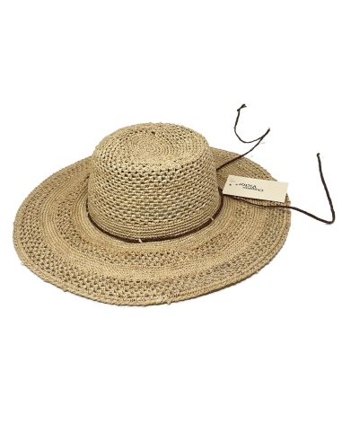 Capeline LISA Raphia Crochet 