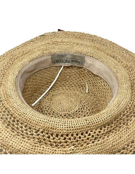 Capeline LISA Raphia Crochet 