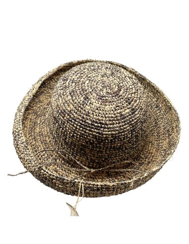 CAPELINE Bord relevé chiné