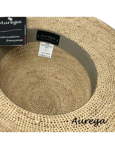 Casquette ZOE Raphia Fino - Auréga