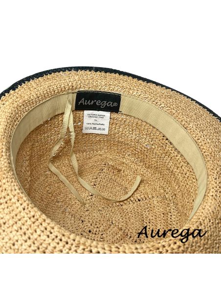 Casquette Victoria Raphia Crochet - Aurega