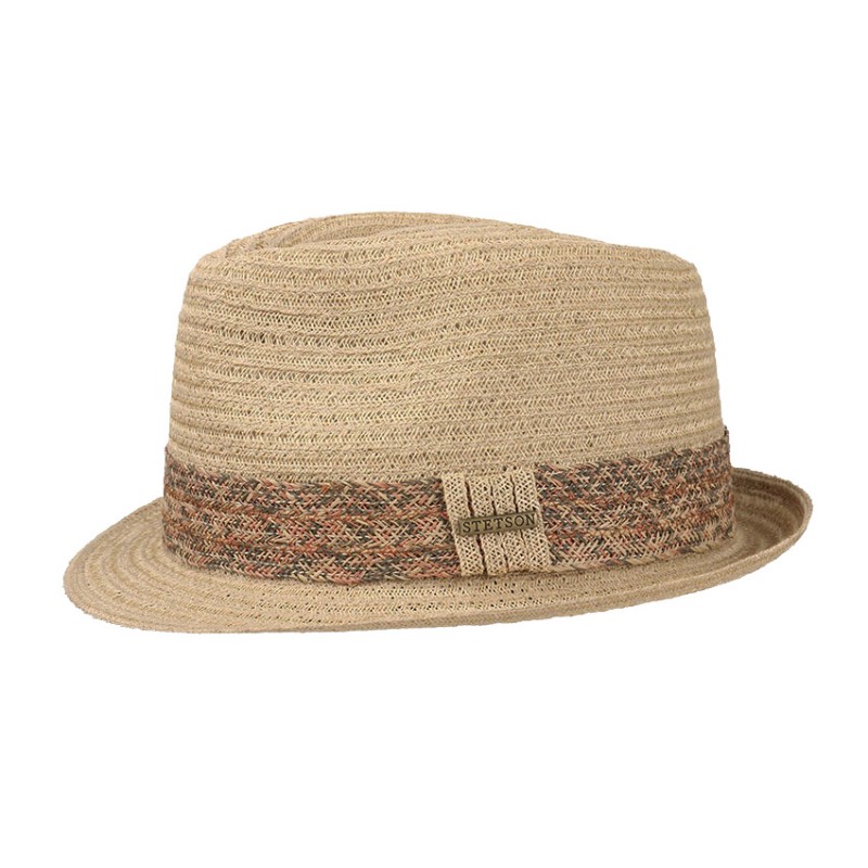 Chapeau naturel bord court stetson