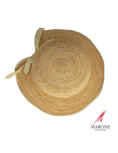 CAPELINE RAPHIA CROCHET FINO 84162
