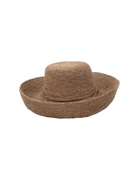 Capeline Raphia Crochet - Rabarany Capeline Raphia Crochet - Rabarany