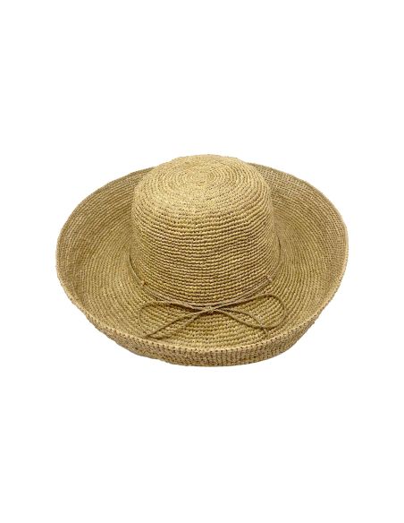 Capeline Raphia Crochet - Rabarany Capeline Raphia Crochet - Rabarany