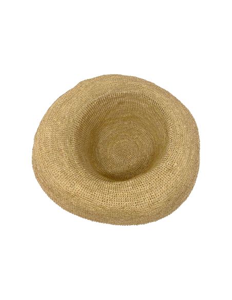 Capeline Raphia Crochet - Rabarany Capeline Raphia Crochet - Rabarany