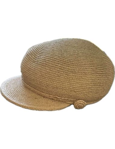 Casquette Gavroche Béa Raphia Tresse - Aurega