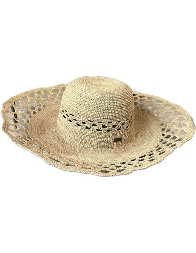 Capeline Raphia Crochet Fabiola