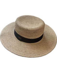 Cordobes Bruna Raphia Crochet Fino - Aurega