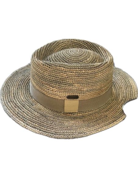 ChapeauFlavien seagrass Crochet Fino- Aurega