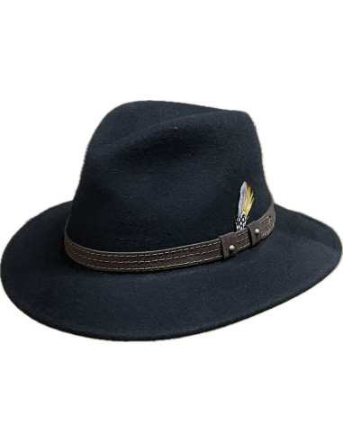 Fedora HUGO Feutre Poil - AUREGA