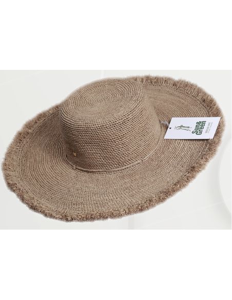 Capeline Raphia Crochet Ravo - Sun and Green Capeline Raphia Crochet Ravo - Sun and Green