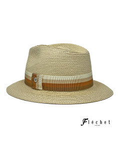 Fedora Raphia Crochet - Flechet 2