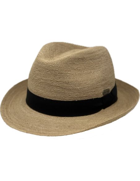 FedoraRaphia crochet Suprême- Auréga