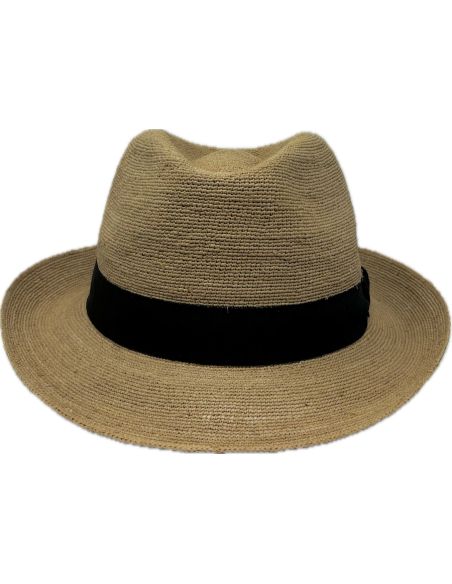 FedoraRaphia crochet Suprême- Auréga