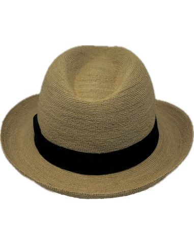 FedoraRaphia crochet Suprême- Auréga