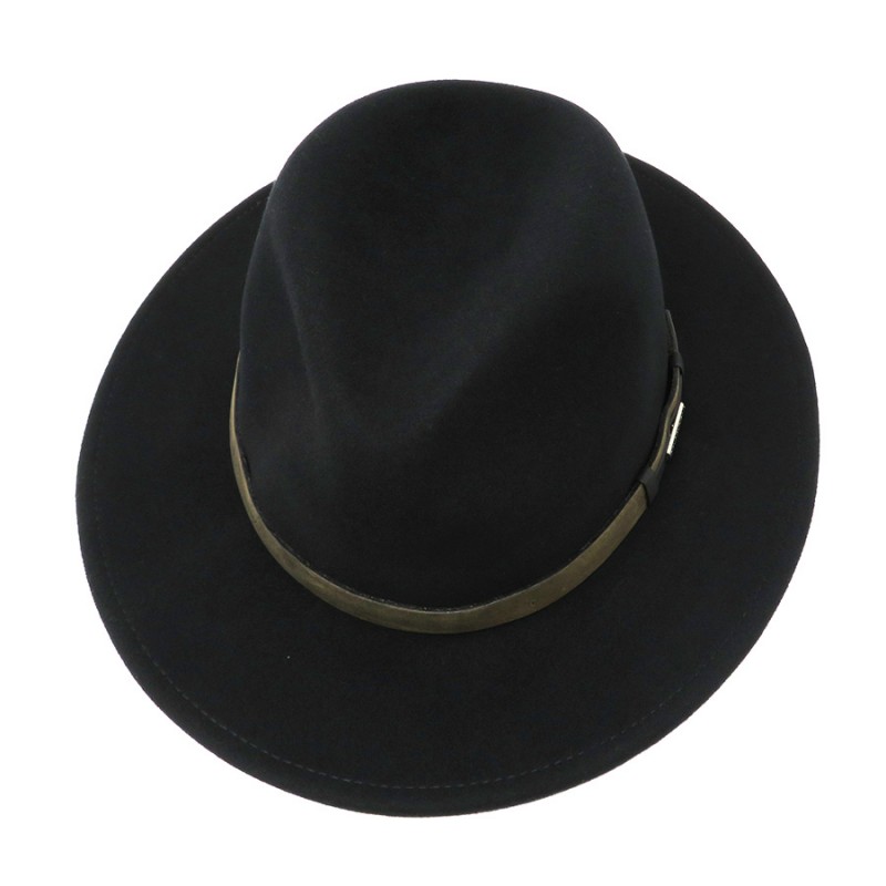 chapeau stetson pluie noir traveller