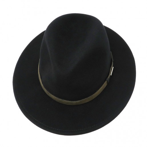 chapeau stetson pluie noir traveller